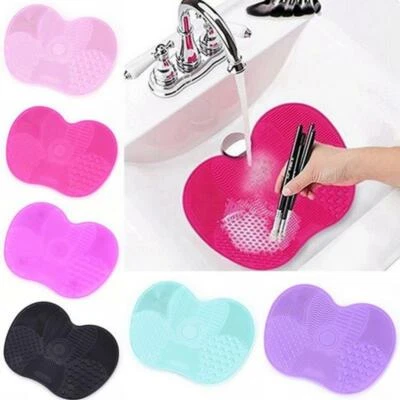 ONLINEFORU LTD Onlineforu Makeup Brush Cleaning Mat Large Gel Pad Foundation Brush Washer Tool