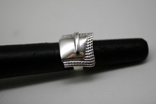 925 Sterling Silver Vintage MRB Wide Belt Buckle Ring Size 7