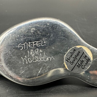 Vintage Hoselton Beaver Figurine Sculpture Aluminum Canada