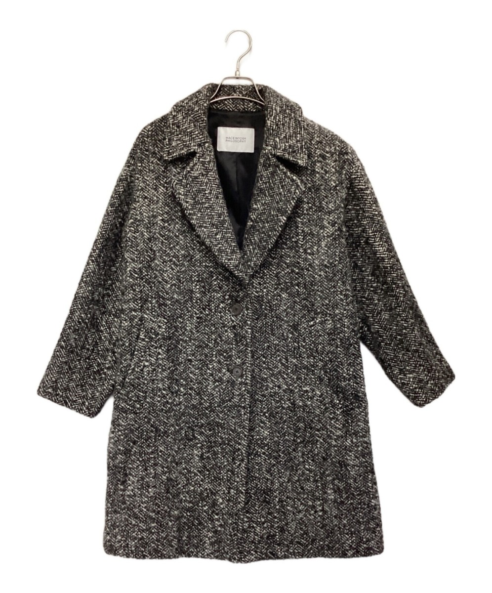MACKINTOSH PHILOSOPHY Tweed Chester Coat Size 36 (S) Ladies | eBay