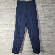Ladies Trousers Blue Workwear Size 12-14 UK W32-34 L33