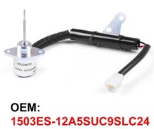 1503ES-12A5SUC9SLC24 Elettrovalvola arresto carburante 12V - Kubota D782 1G820-60022 SA-515612