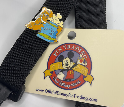 Disney Pin Trading Lanyard WDW AAA Pluto Doggie Bag ( Blue Version ) 2005 New