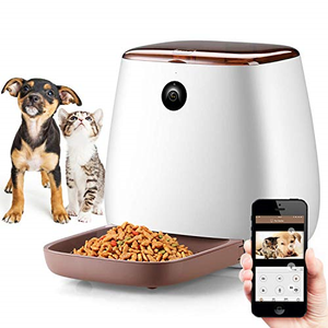 automatic cat feeder with camera