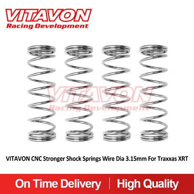 VITAVON CNC Stronger Shock Springs Wire Dia 3.15mm for Traxxas XRT  3 colors