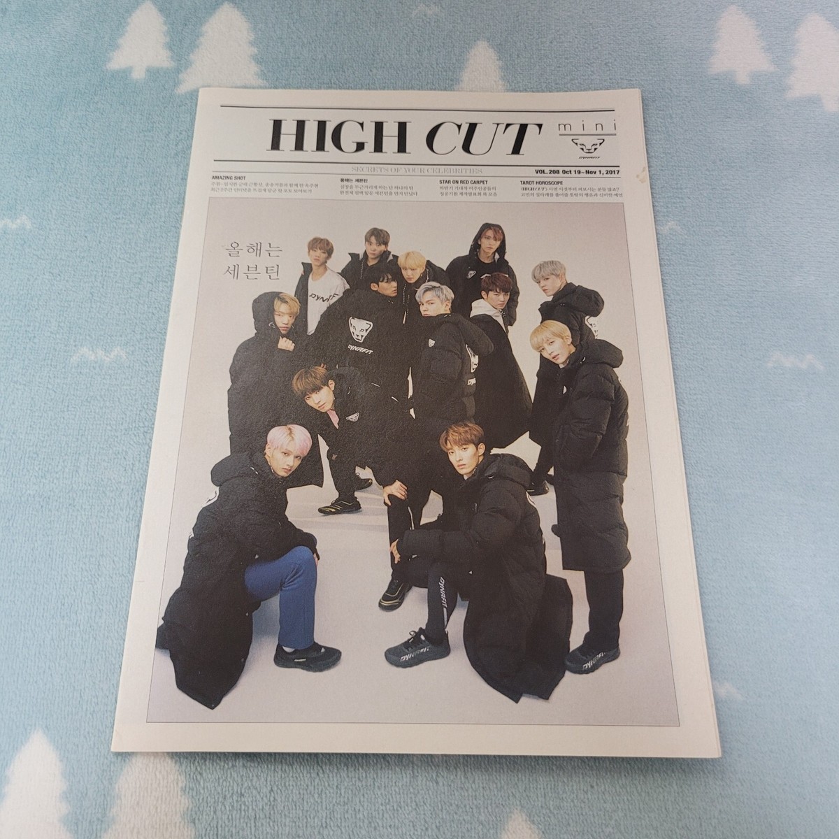 SEVENTEEN SVT HIGH CUT Magazine VOL. 208 Oct 19~ Nov 1, 2017