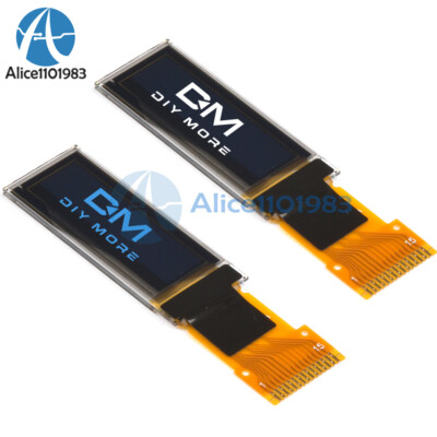 0.91 inch SPI 128x32 White/Blue OLED LCD Display Module 15PIN For Arduino DIY