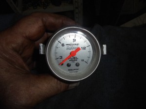 Fuel Pressure Gauge 0-15 Pro Comp IMCA IHRA NHRA NASCAR ARCA K&N