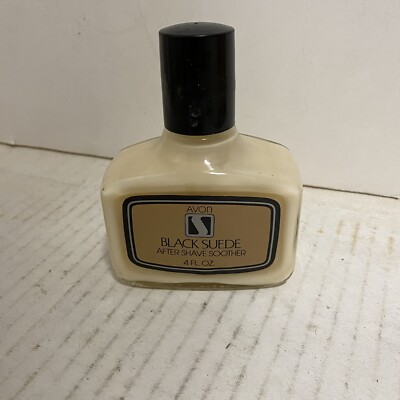 Avon Black Suede After Shave Soother HTF