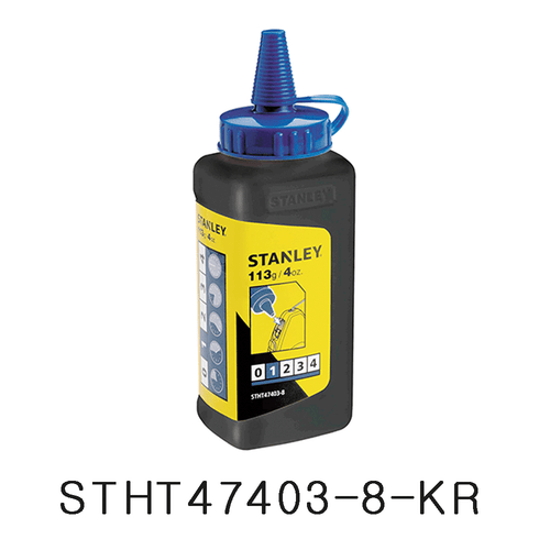 Stanley STHT47403-8-KR Powdered flour Chalk Line Box Blue Chalk 113g - Picture 2 of 2