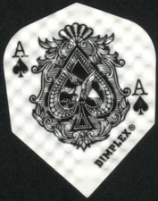 ACE OF SPADES Dimplex Dart Flights: 3 per set