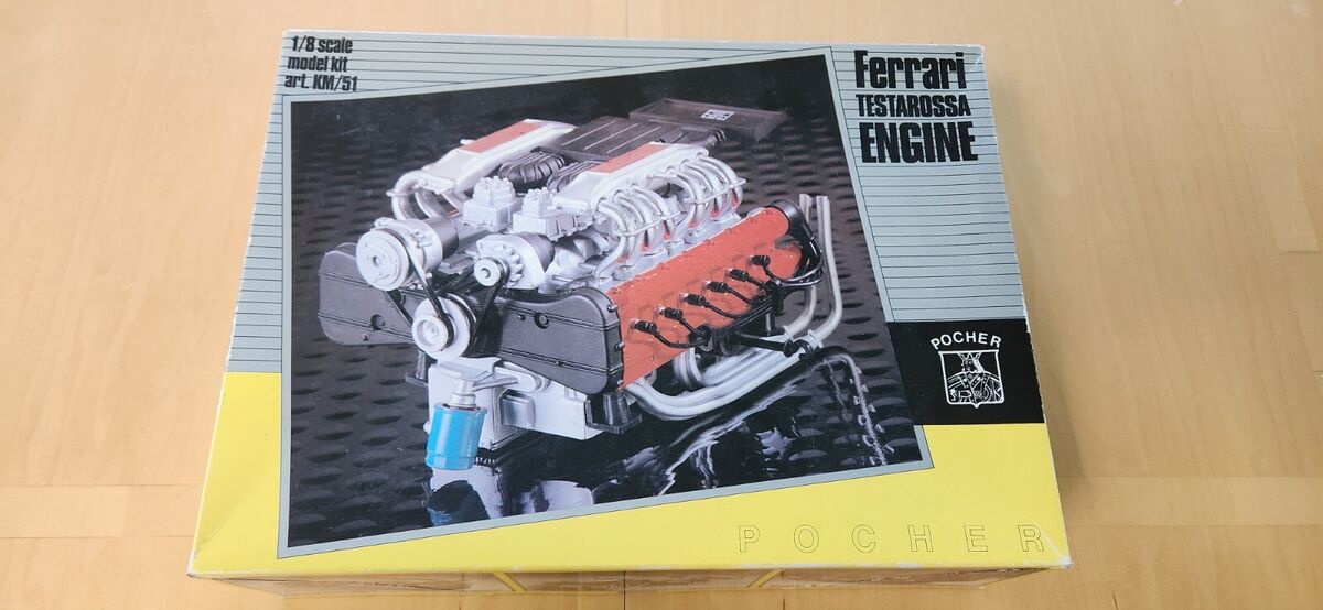 Pocher 1/8 Ferrari Testarossa Engine Model Kit KM/51 | eBay Pocher 1/8 Ferrari Testarossa Engine Model Kit KM/51 | eBay