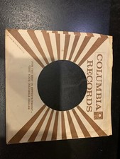 Columbia Company Sleeve   SLEEVE for 7" Vinyl VG 