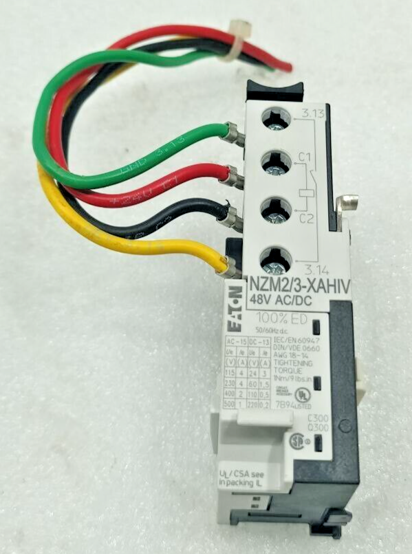 3❤︎ EATON NZM2/3-XAHIV 48V AC/DC SHUNT TRIP USED FAST SHIPPING | eBay
