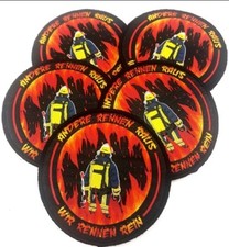 Freiwillige Feuerwehr Aufnäher – Bügelbarer Patch, Ca. 9 X 2,5 Cm