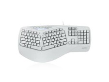 Perixx Periboard-512II Ergonomic Split Keyboard Natural Ergonomic Design White