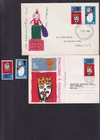 GB 1966 Christmas First Day Cover FDC + unmounted mint set +single FDC Bethlehem