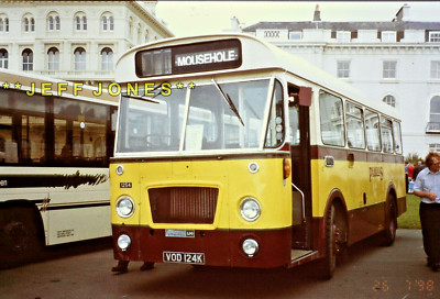 ORIGINAL 35mm SLIDE 9977 - Peakbus BRISTOL LHS/MARSHALL VOD124K Plymouth 26.7.98