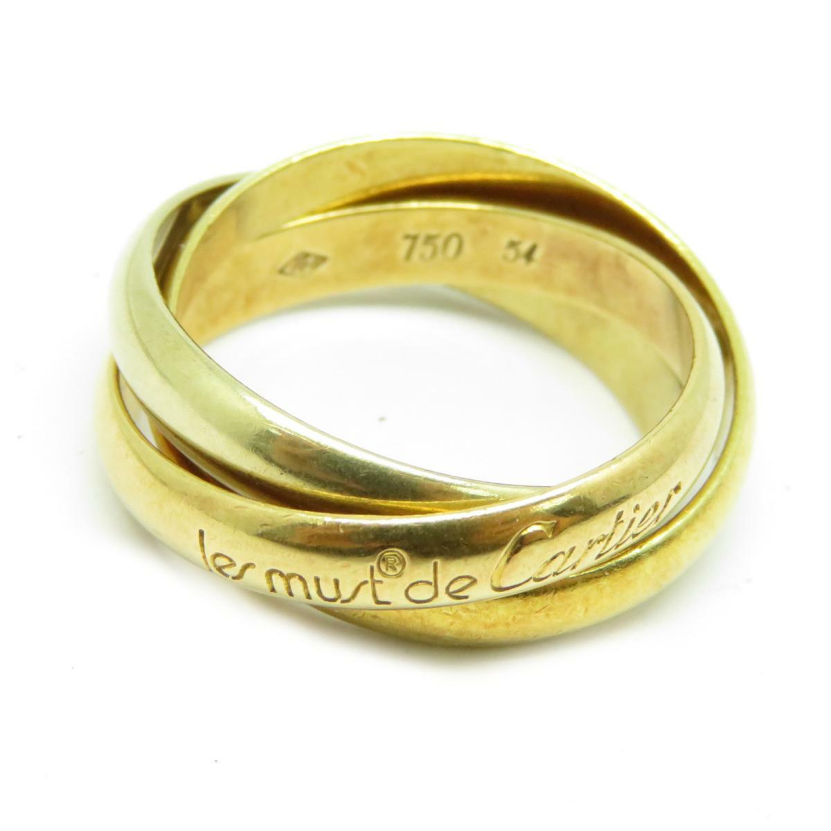 cartier trinity ring white gold