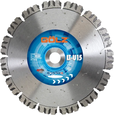 GÖLZ LT-U15 Diamanttrennscheibe Beton Ø 350mm / 400mm für Trennschleifer/ Sägen
