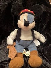 WALT DISNEY WORLD 8" PIRATE MICKEY MOUSE PLUSH BEAN BAG TOY