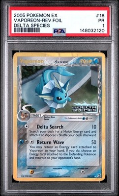 【ご確認用】ウルザズ・デスティニー foil ベラドンナの予見者a 日本語 1枚 2005 POKEMON EX DELTA SPECIES #18 VAPOREON-REVERSE FOIL PSA 1 | eBay