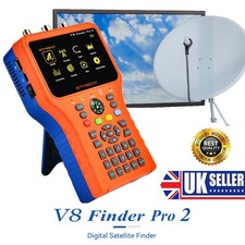 Terrestrial Satellite Signal Finder Meter DVB-S2/S2X/T2/C Sat Receiver Sat 10Bit