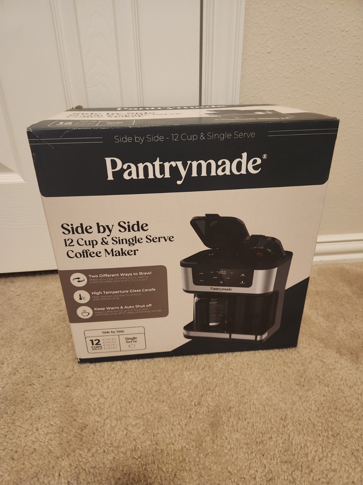 & Single Serve Brewer Programmable K-cup Compatible