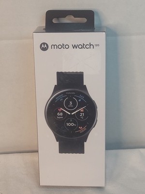 Motorola Moto Watch 120 Premium Bluetooth Smartwatch AMOLED Display - NEW SEALED
