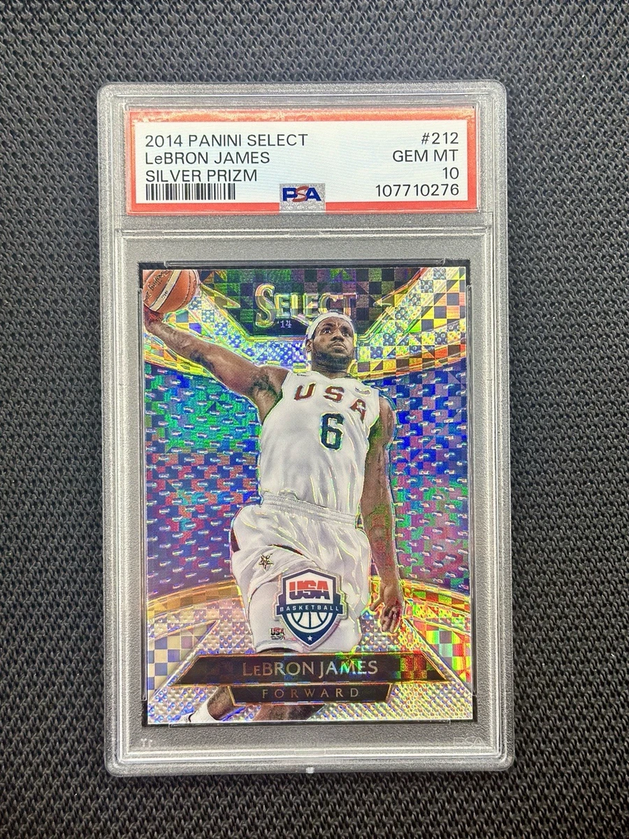 Panini LeBron James 10 Graded Basketball Sports Trading Cards