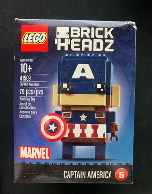 LEGO BRICKHEADZ: Captain America (41589) for sale online | eBay