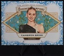 2025 Upper Deck Goodwin Champions - Cameron Brink #96 Turquoise + Base Card