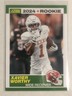 2024 Score Throwback Rookie #1 Xavier Worthy Kansas City Chiefs