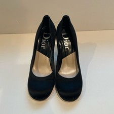 Women’s Dior Black Y2K  Satin Ballerina Style Heels
