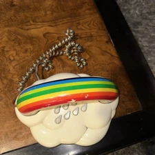 Vintage 1980’s TELEMANIA Rainbow Phone With Original Cord Rare