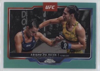 2025 Topps Chrome UFC Aqua Refractor 150/199 Ariane da Silva #165 Rookie RC 1f8v