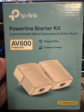 TP-Link AV600 Powerline Starter Kit for Extended Internet Connection