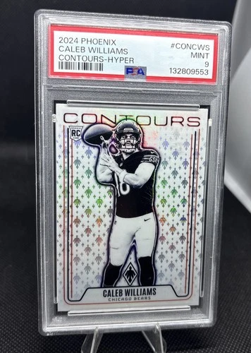 2024 Panini Phoenix - Contours Caleb Williams Hyper PSA 9 #CONCWS (RC)