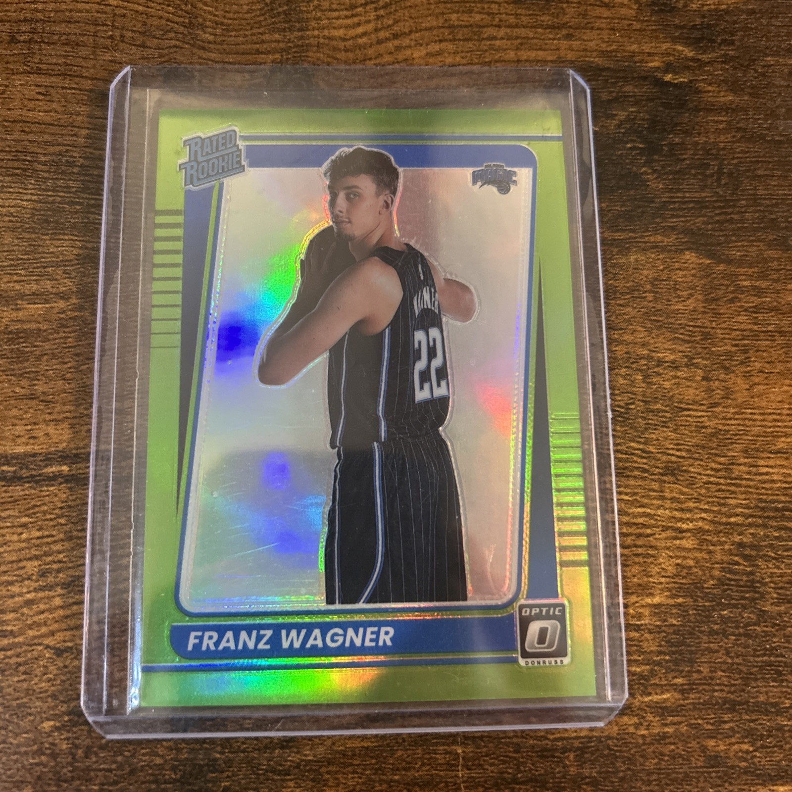 2021-22 Panini Optic - Rated Rookie Franz Wagner #185 Lime Green Prizm /149 (RC)