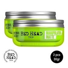 TIGI Bed Head Manipulator Matte Wax 30g x 2pcs – Strong Hold Styling for Shor