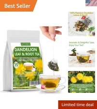 Dandelion Leaf  Root Tea,50 Tea Bags /3.53Oz, for Liver  Kidney Health, Roa...