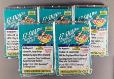 5x Pro-Mold 1953-55 Bowman 4th Gen EZ-SNAP Trading Card Holders 5 year UV USA