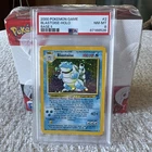 New Listing2000 Pokémon Game Blastoise - Holo Base II #2 PSA 8 NM-MT( Big Swirl By Hand)
