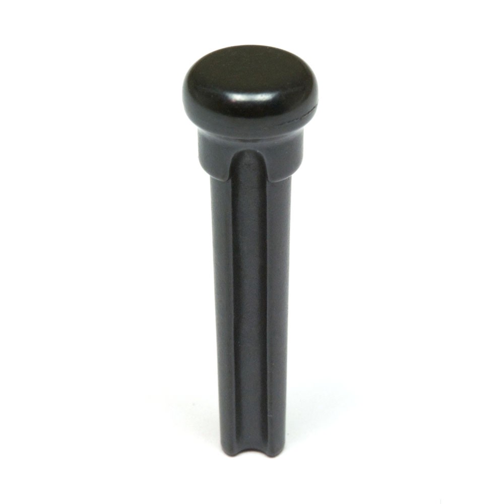 Graph Tech TUSQ Presentation Bridge Pins Set of 6 (Black, No Inlay)