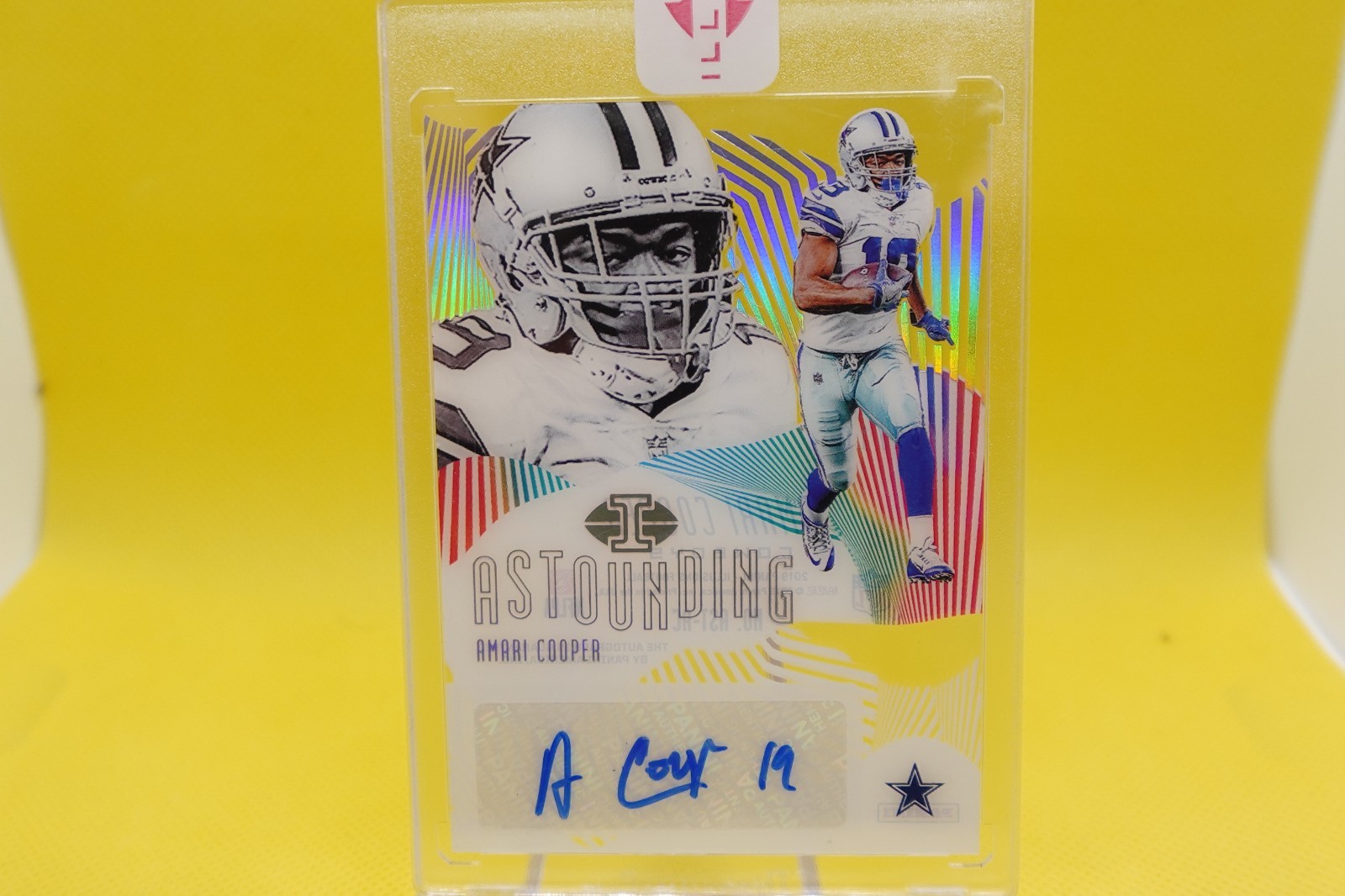 2019 Panini Illusions Astounding Amari Cooper Silver /10 Dallas Cowboys