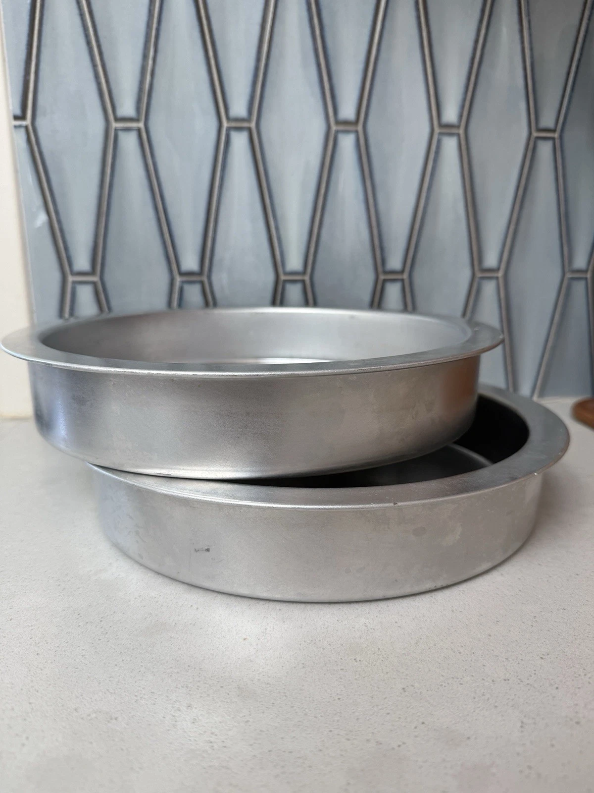 REMA Insulated Aluminum Cake Pans Set of 2 Round Layer Pans 9” Vintage
Opens in a new window or tab