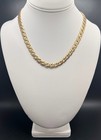 Vintage Gold Tone Flat Link Chain 17.75” Length 26g Very Nice! — photo 1
