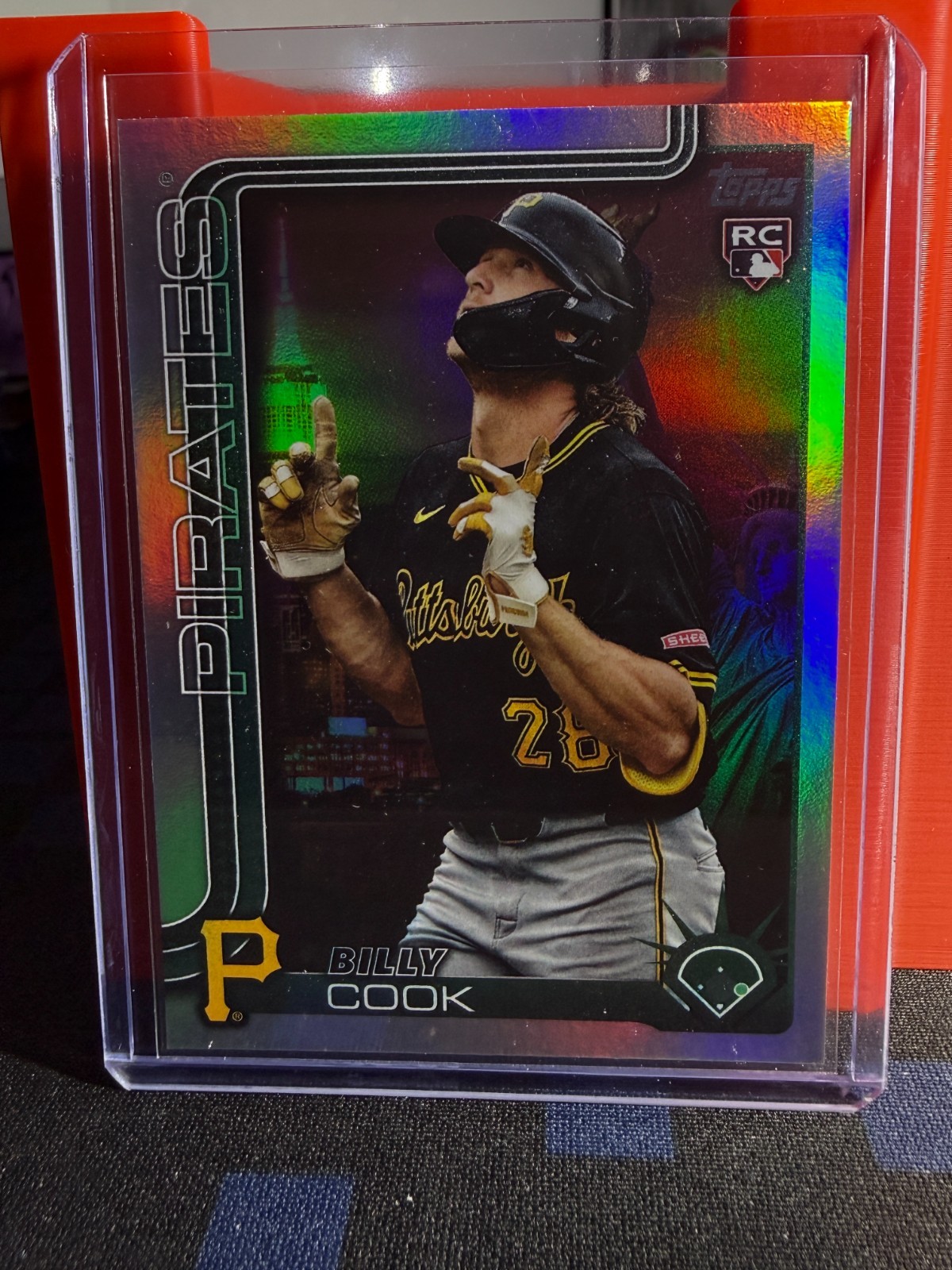 2025 Topps Series 2 Fanatics Billy Cook Big Apple Refractor #425