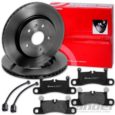 brembo BREMSSCHEIBEN 330mm + BELÄGE HINTEN für PORSCHE CAYENNE + Coupe 9YA 9YB