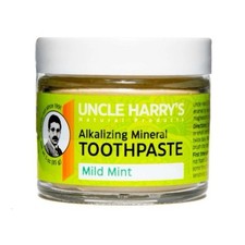 Uncle Harry's Mild Mint Remineralizing Toothpaste, Whitening, Fluoride Free